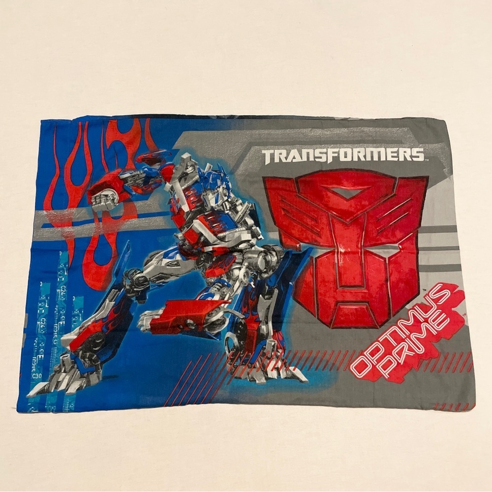 2007 Transformers Movie Optimus Prime vs Megatron Pillowcase